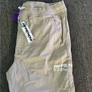 AAPE BY A BATHING APE BEIGE LOUNGE PANTS